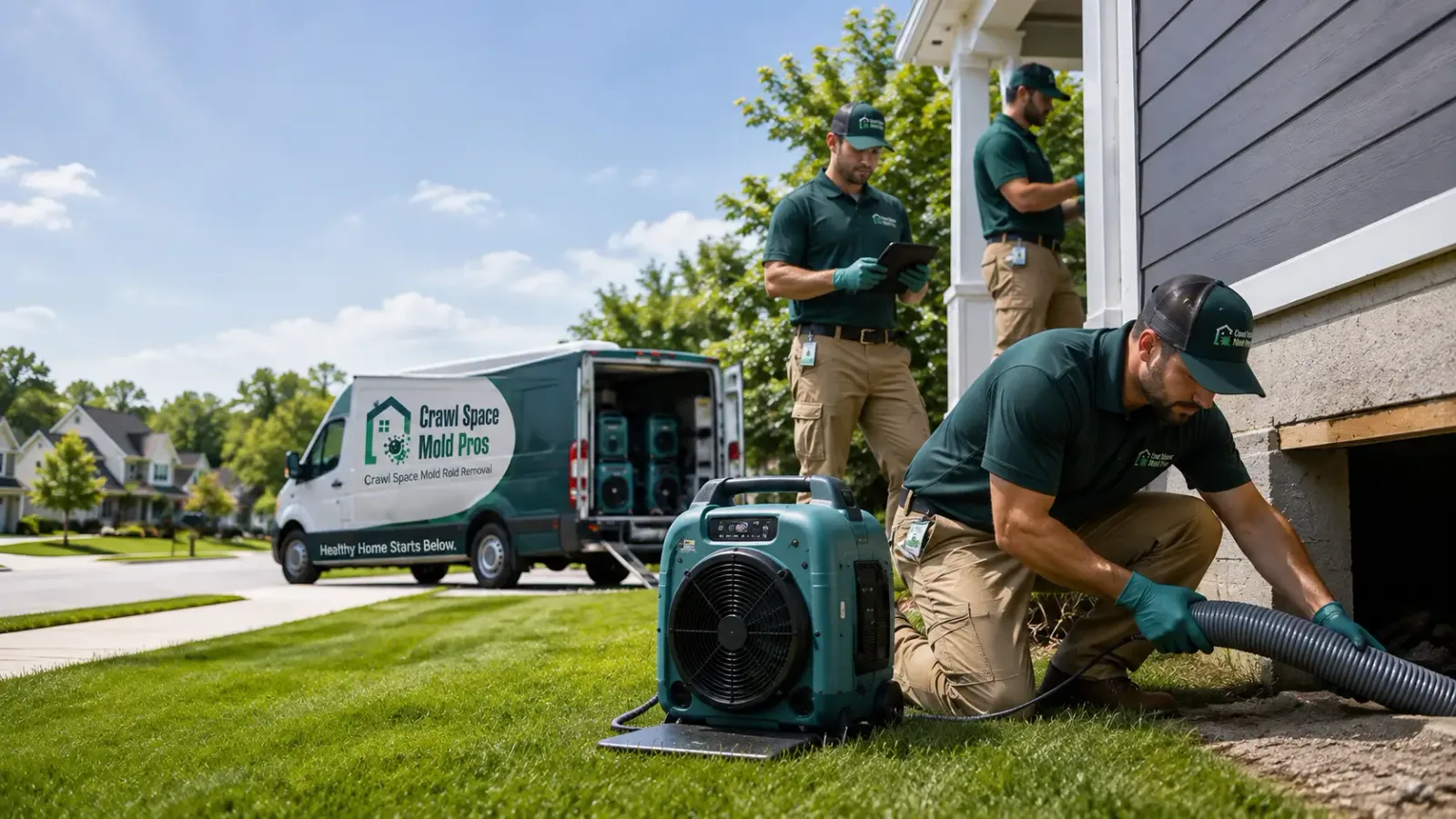 Crawl Space Mold Removal in Bridgeport, PA